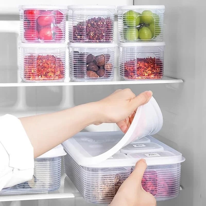 6-Compartment Food Storage Container with Lid