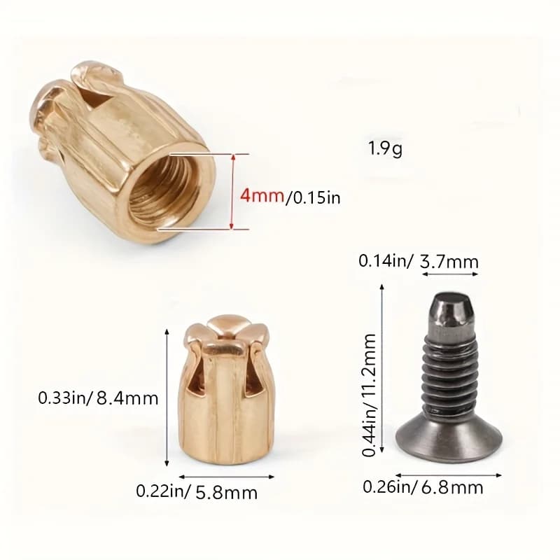 Hinge Repair Insert Kit 25 Pcs