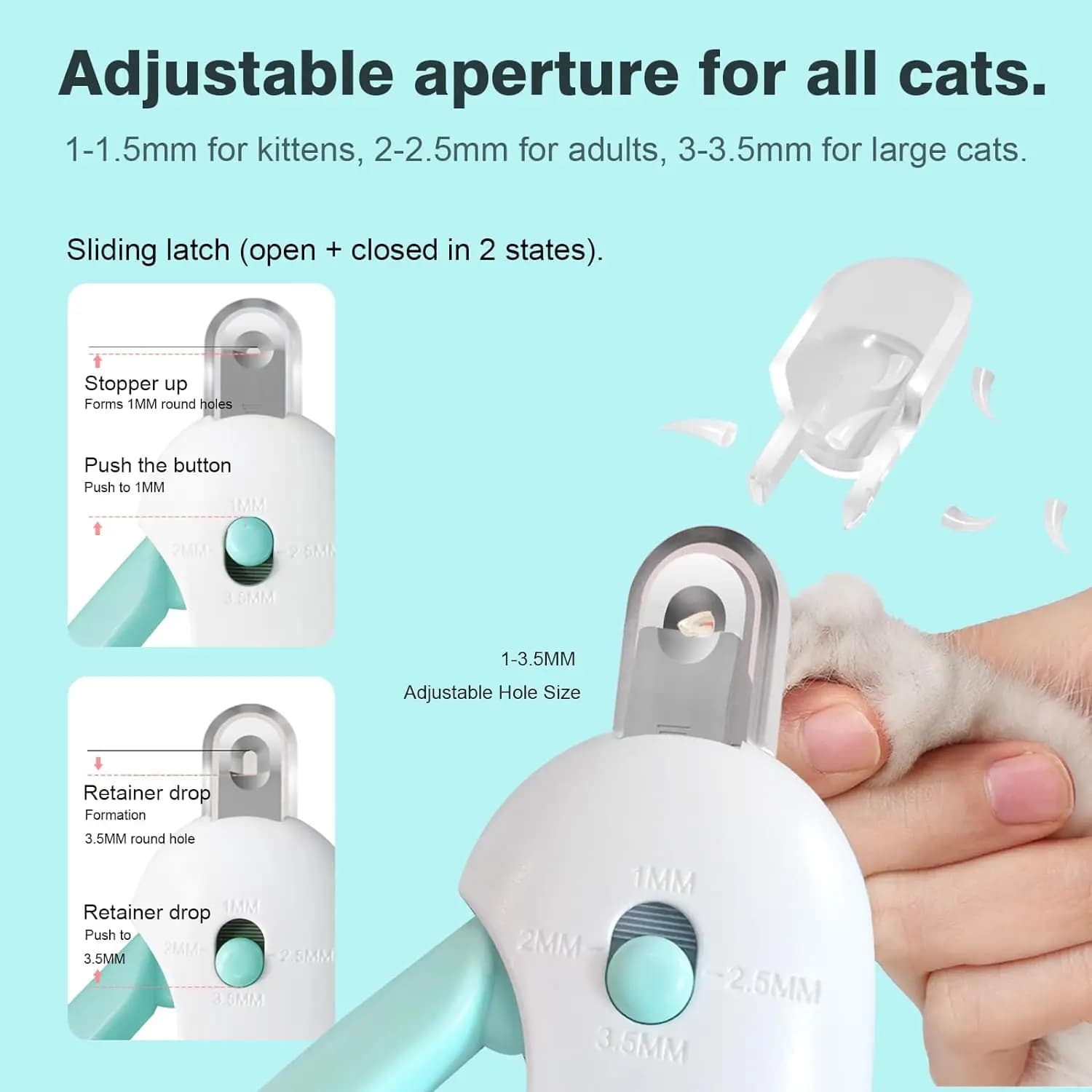 Professional Pet Nail Clippers Adjustable