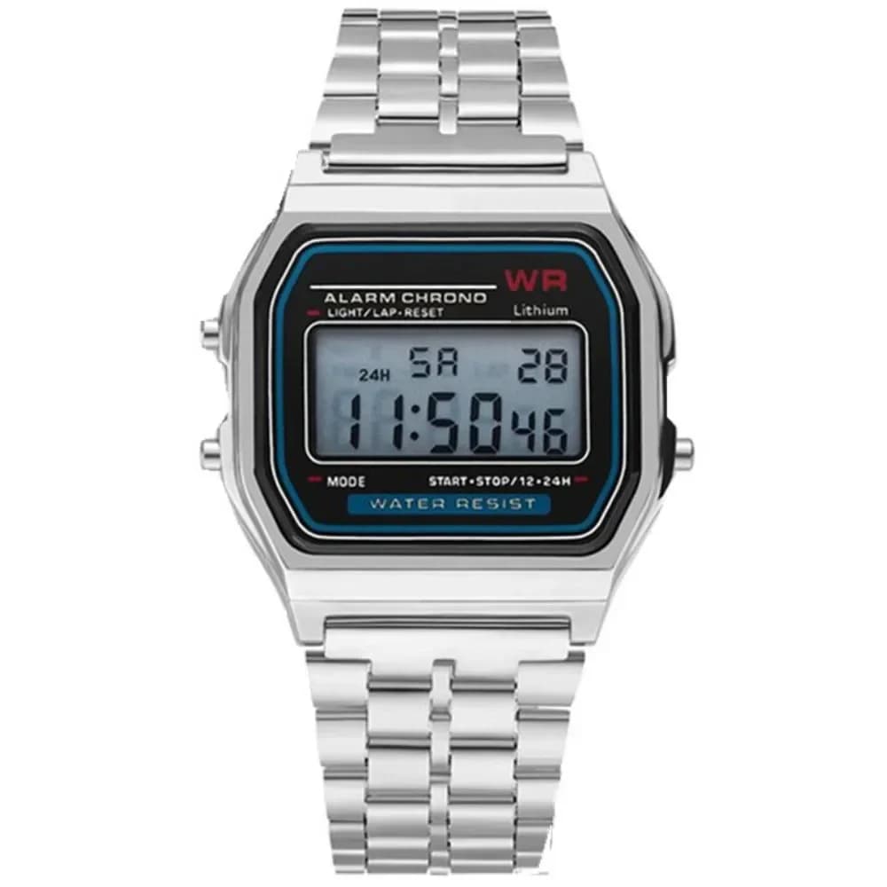 Men's Digital Waterproof LED Quartz Watch