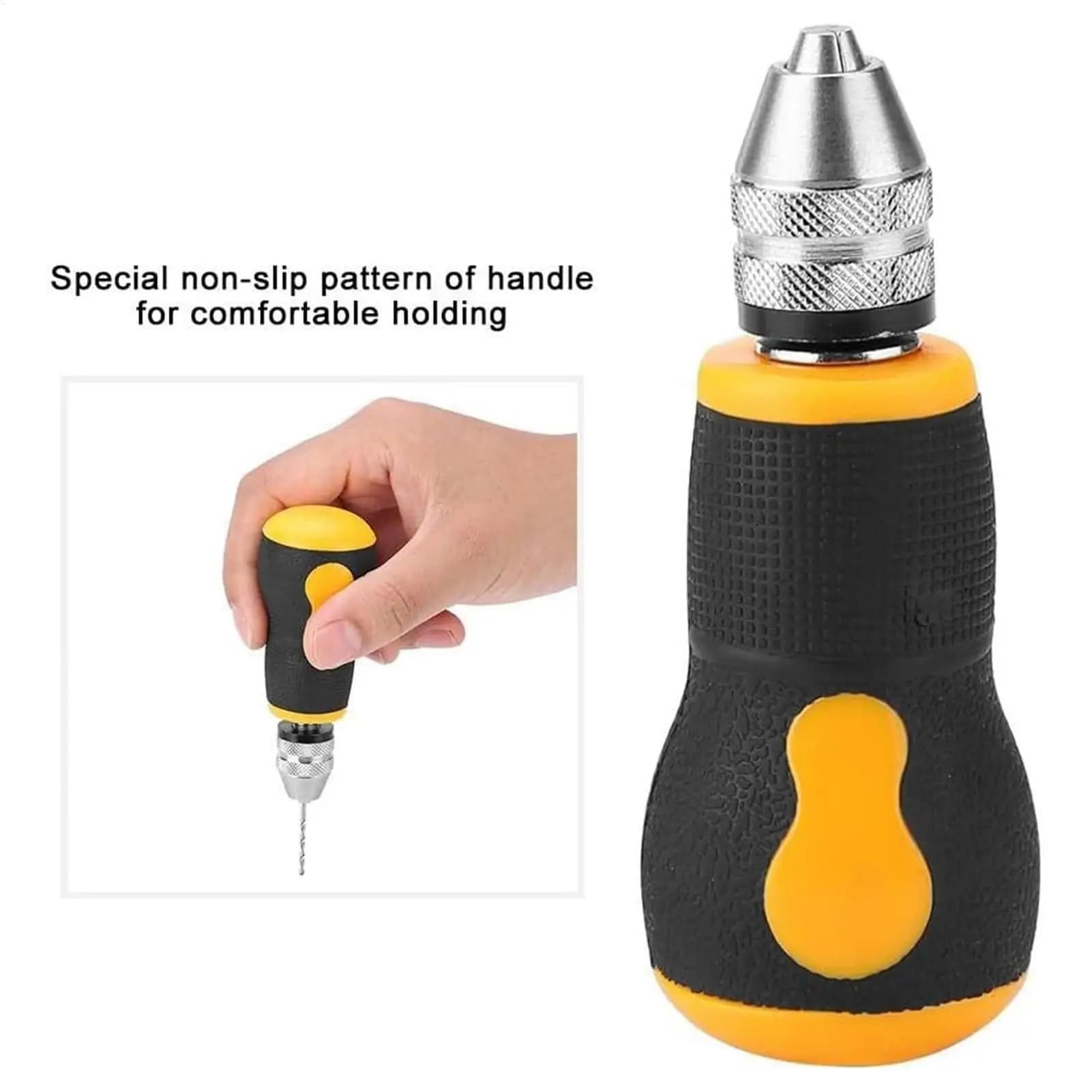 Manual Drill Mini Hand Drill Tool Portable Tool Set Small Hand Drill Woodworking Hand Drill Portable Manual Hand Drill tools