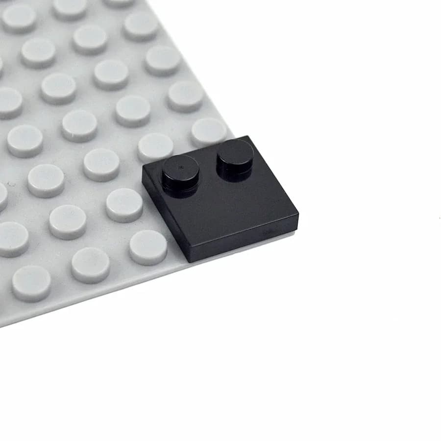 Building Block Tile Plates 2x2 30 Pieces
