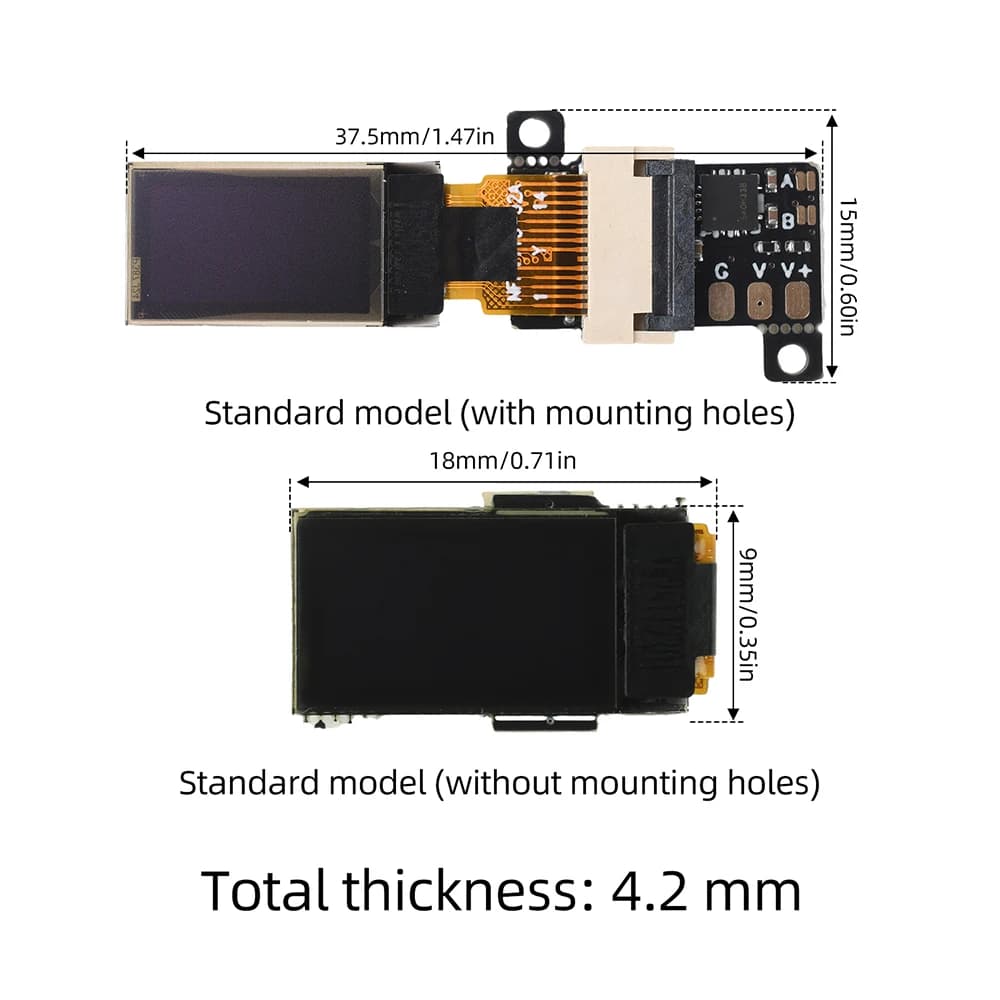 Ultra Thin Mini OLED Digital Voltmeter DC 0-30V 0.5 Inch OLED Display 12Bit ADC High Precision Voltage Meter 5Hz/10Hz Adjustable