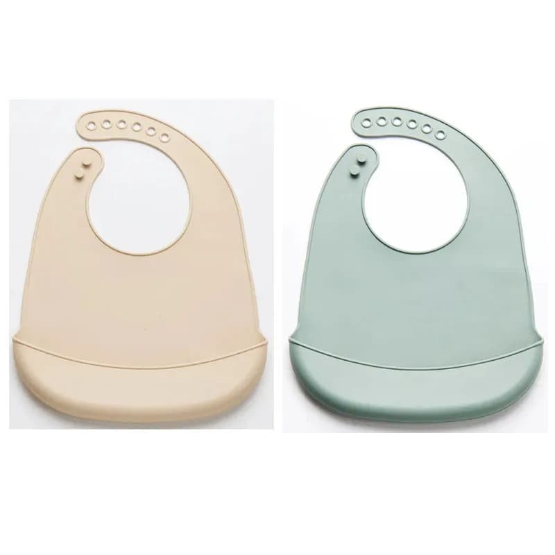 Baby Bib Adjustable Waterproof Bibs Babies Soft Edible Silicone Newborn Saliva Dripping Towel Drooling Children Scarf BPA Free