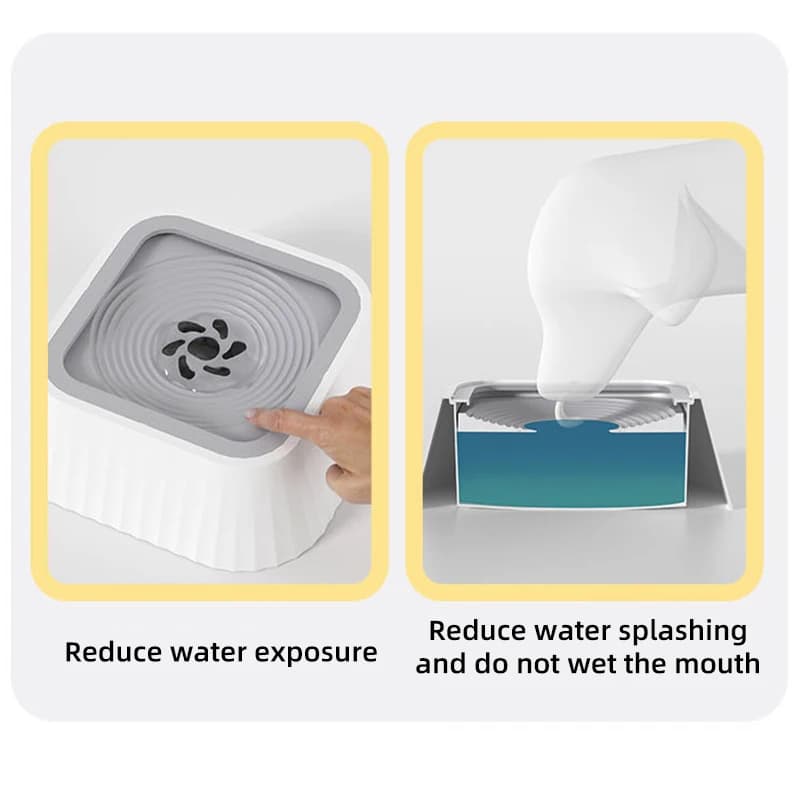 Spill-Proof Water Bowl for Pets