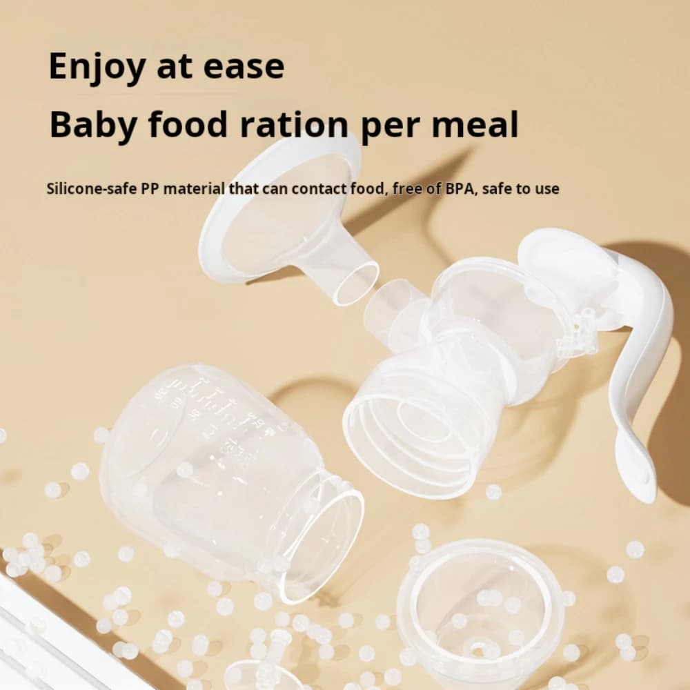 Manual Breast Pump with Bottle and Nipple