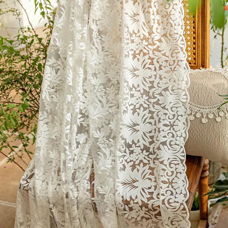 Emerald Green Sheer Voile Room Divider Curtains