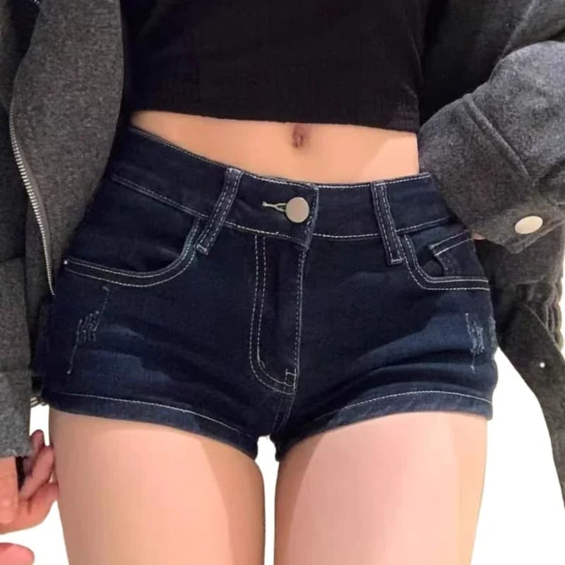 Women's Slim Fit Denim Shorts