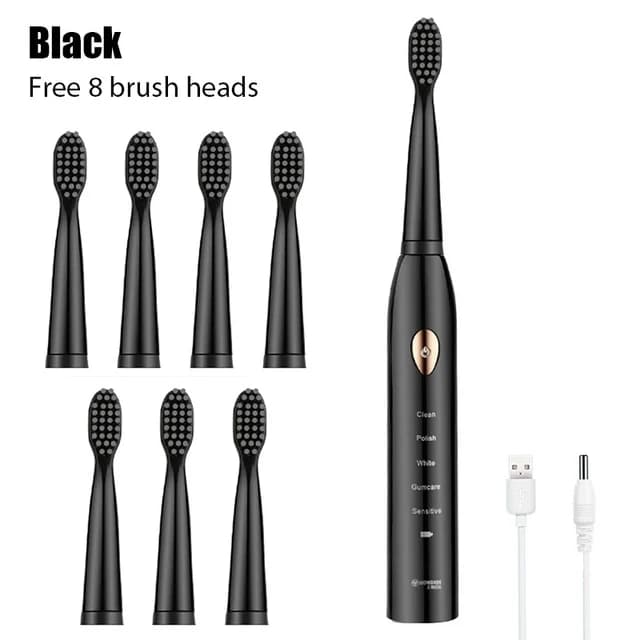 Electric Toothbrush USB Rechargeable IPX7 Waterproof