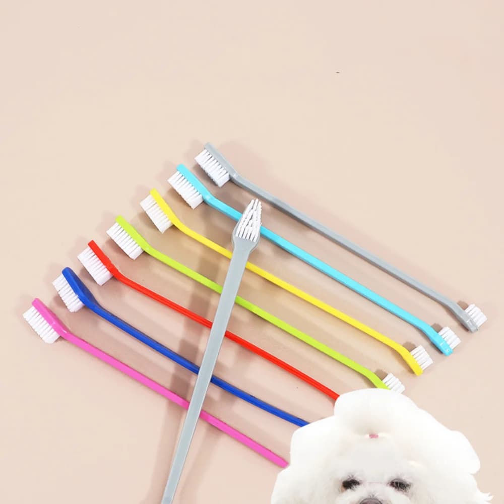 Double-Headed Pet Toothbrush