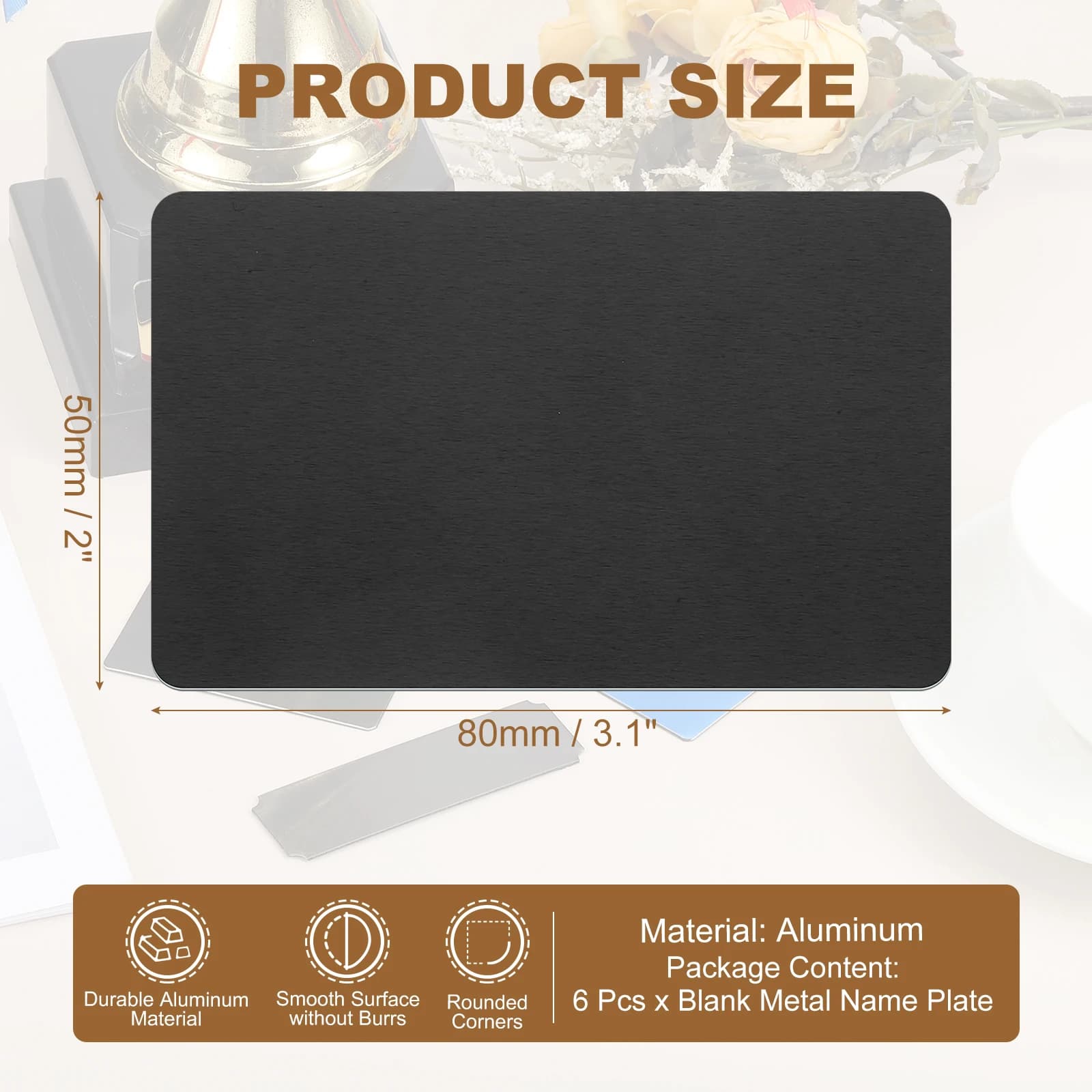 A 80x52mm 6Pcs