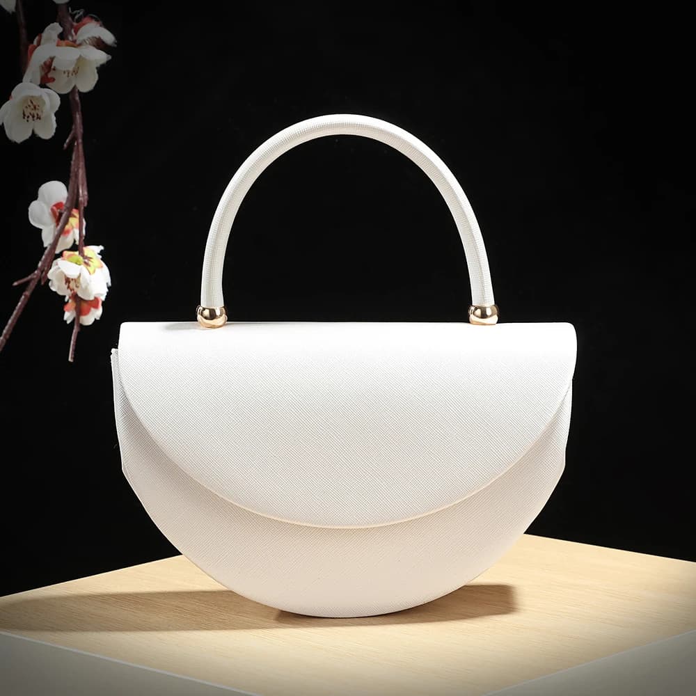 Valentine's Day Gift,Small Simple Design Square Evening Bag, Diamond Studs Clutch Bag, Suitable for Parties and Weddings