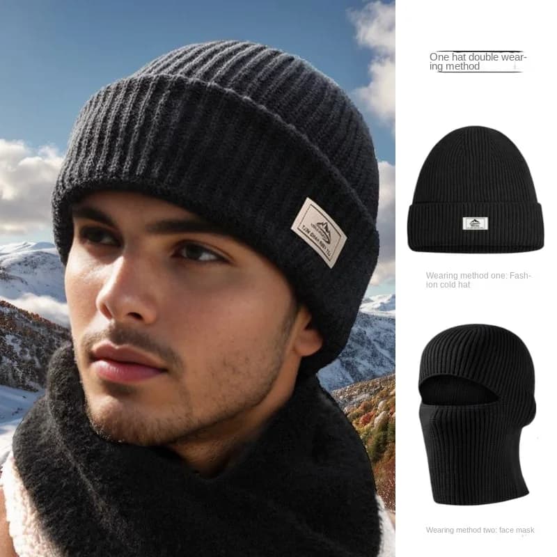 Knitted Winter Beanie Hat