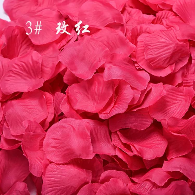 Silk Rose Petals Wedding Ceremony Bulk Pack