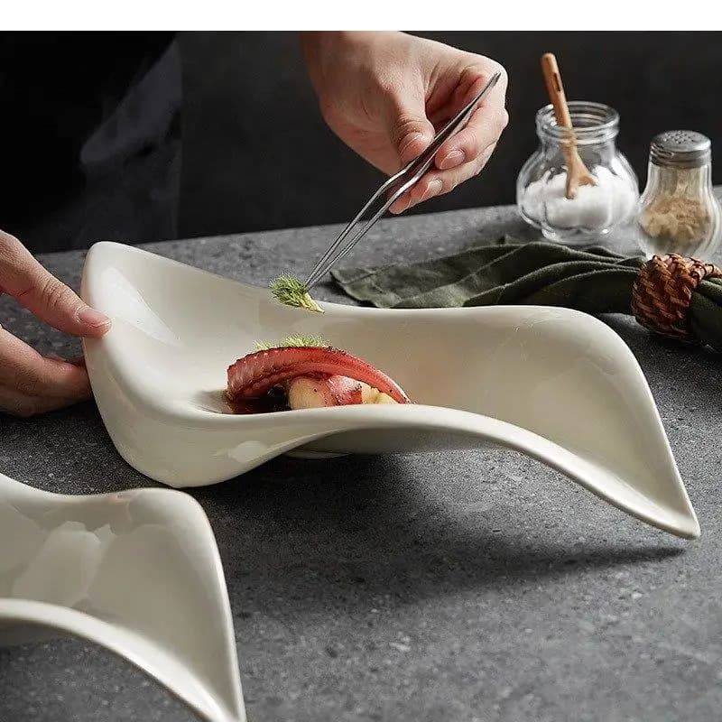 Ceramic Dinner Plate Solid Color