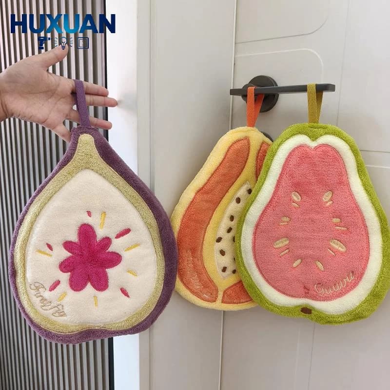 Fruit Design Hanging Hand Towels