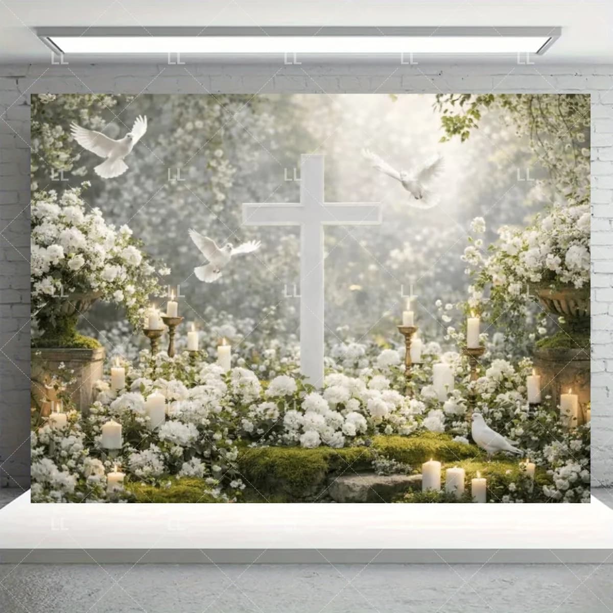 Wedding Flower Photo Backdrop