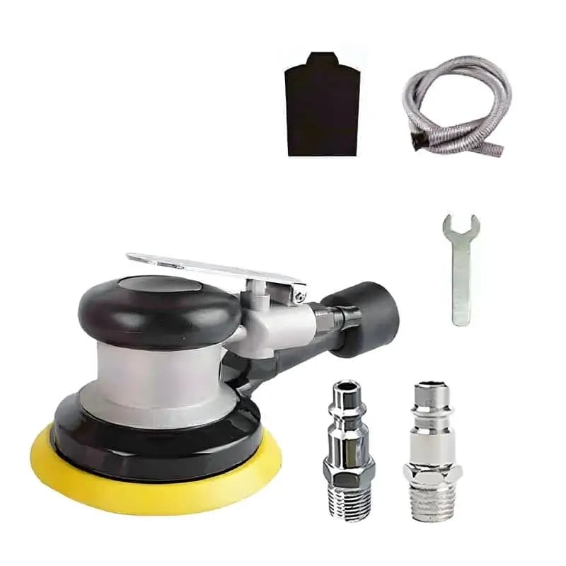 5 Inch Air Powered Orbital Sander with Dust Collection