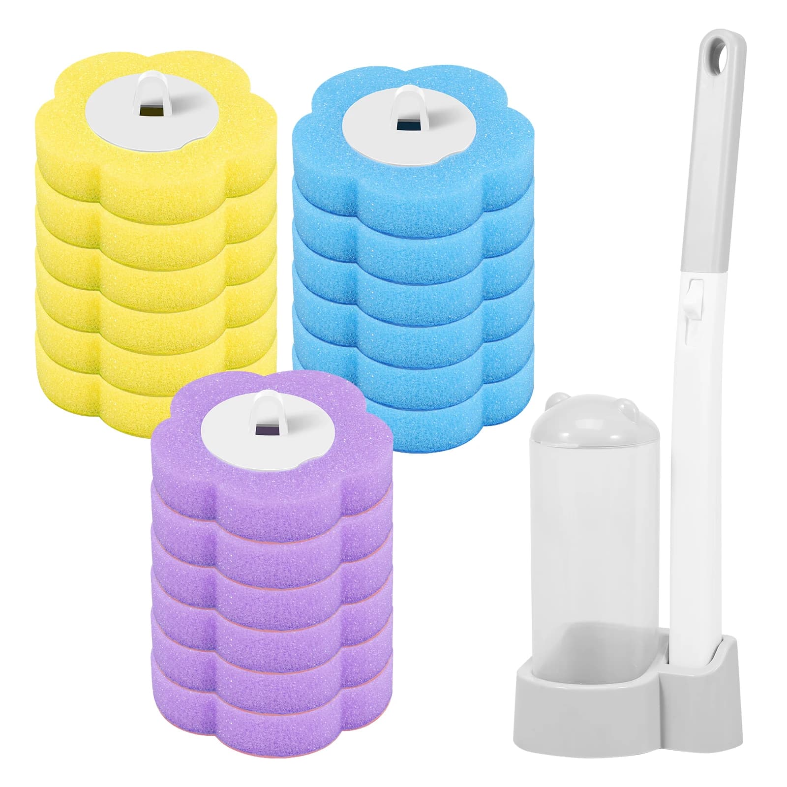 Disposable Toilet Brush Replacement Head Kit