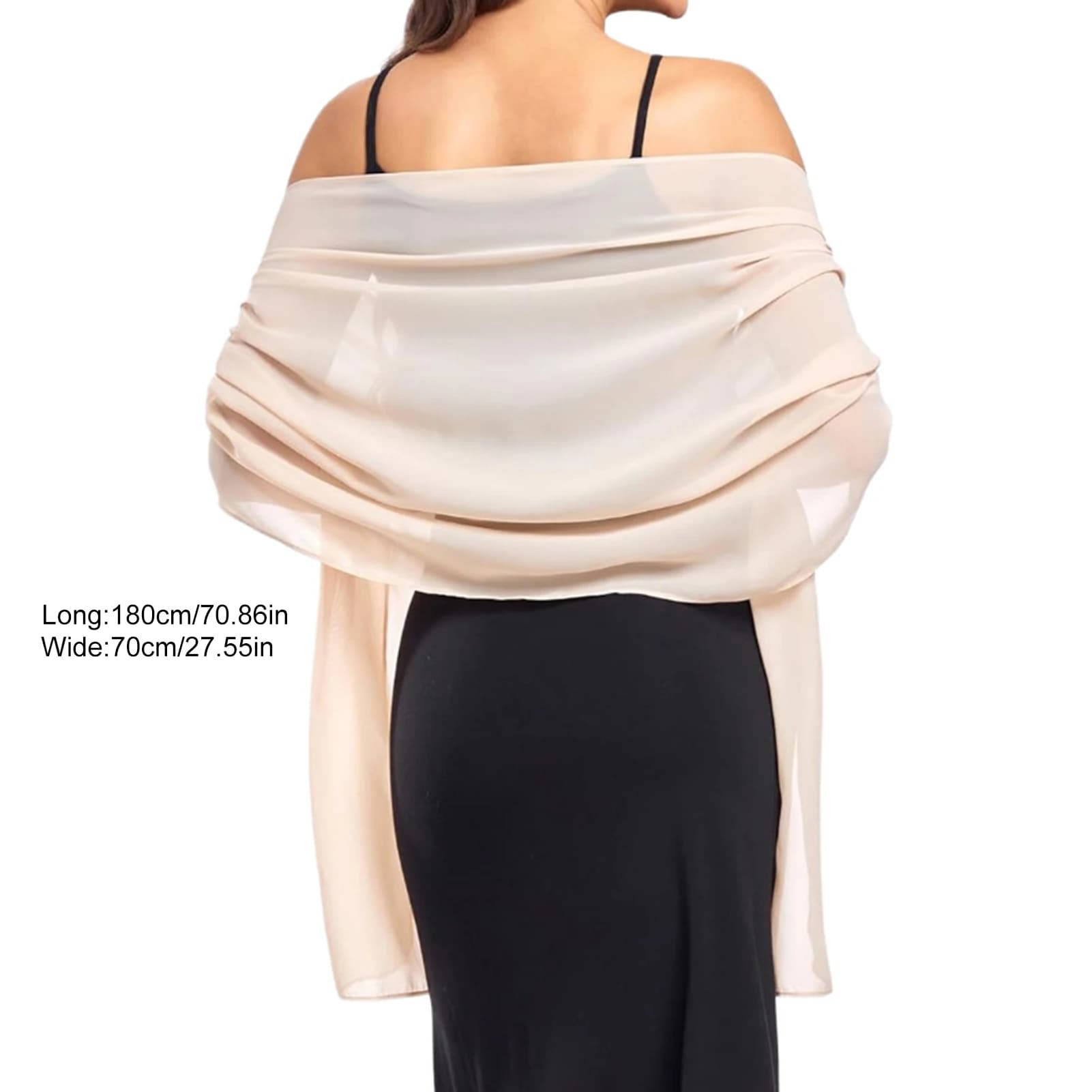 Women's Lightweight Chiffon Wedding Shawl
