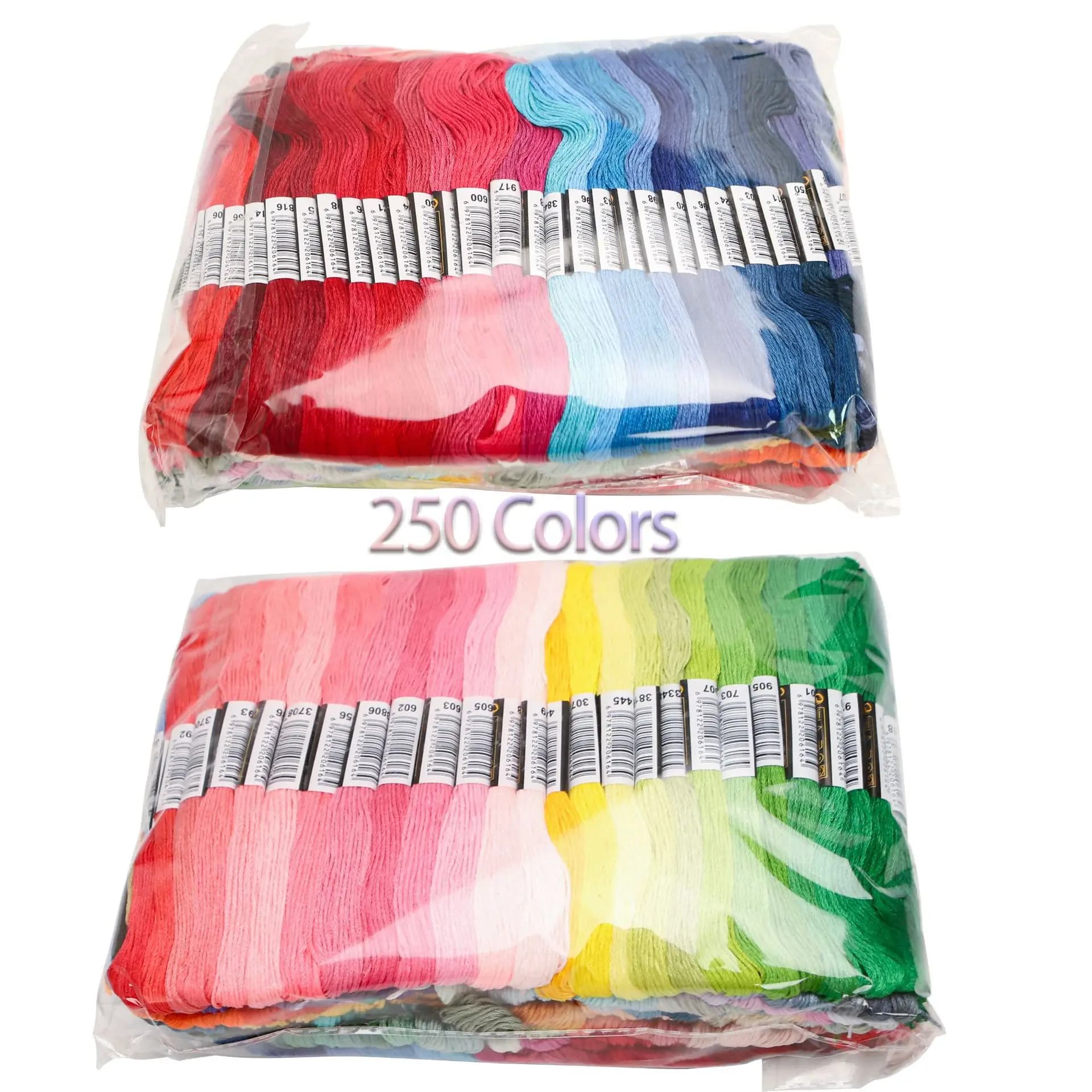 Polyester Cotton Embroidery Floss Thread Assortment