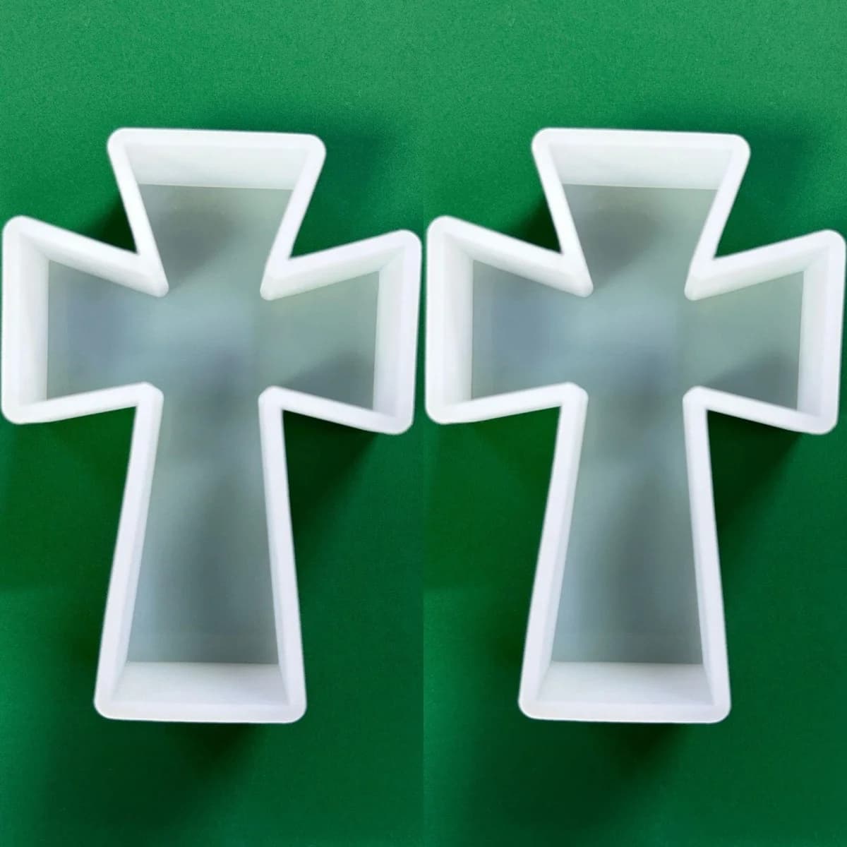 Silicone Mold Blessing Cross DIY Making Beads Soap Candles Clay Cement Crafts Epoxy Resin Casting Silicone Material Candle Mold