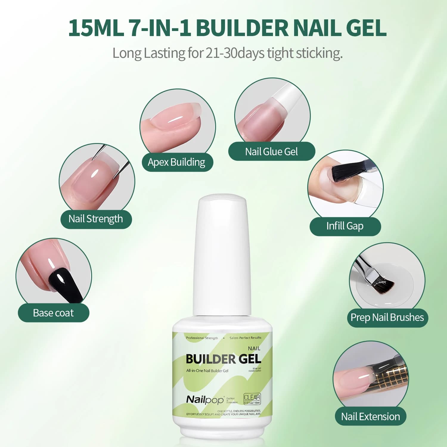 Builder Nail Gel 4-Color Multi-Use Set