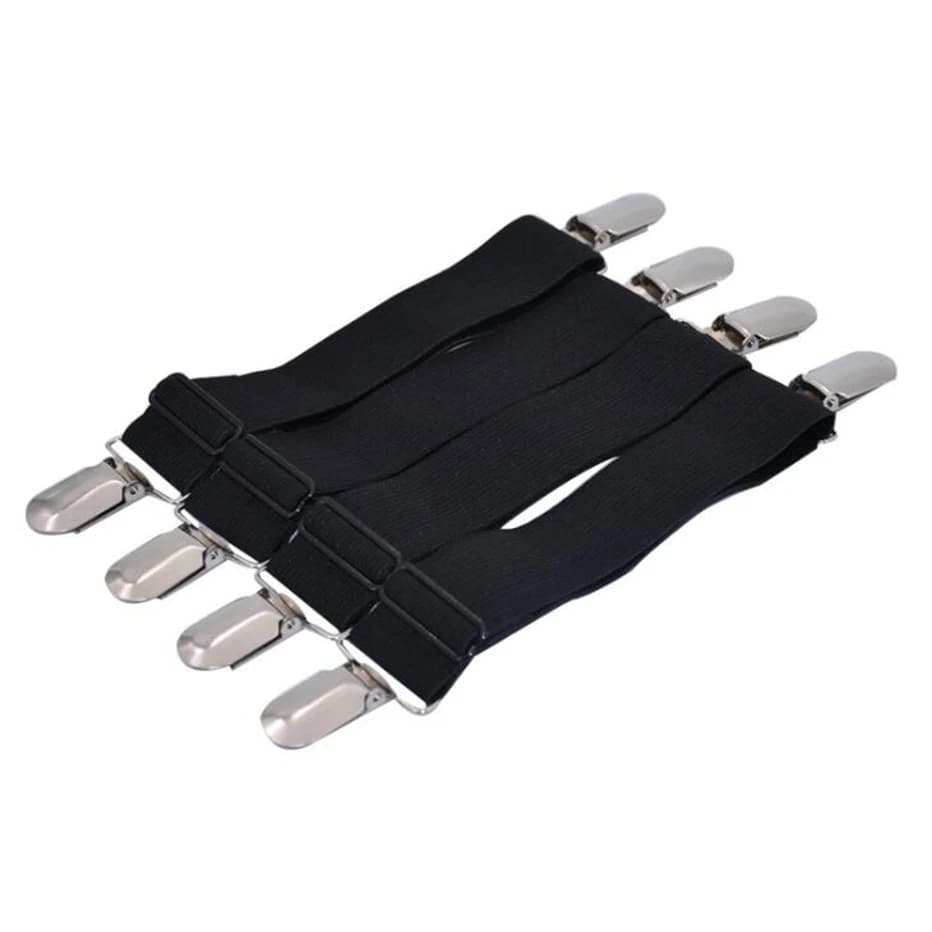 Bed Sheet Grippers with Elastic Straps