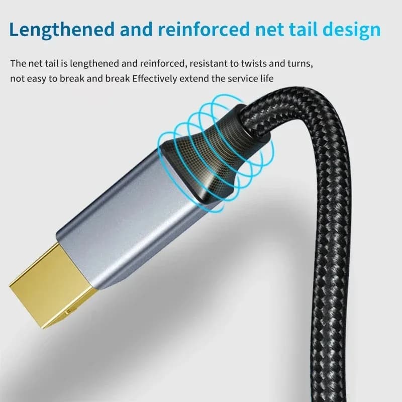 USB C to USB B Printer Cable