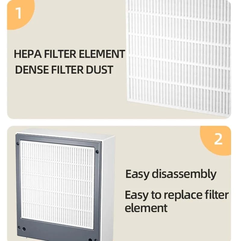 Portable Desktop HEPA Air Purifier