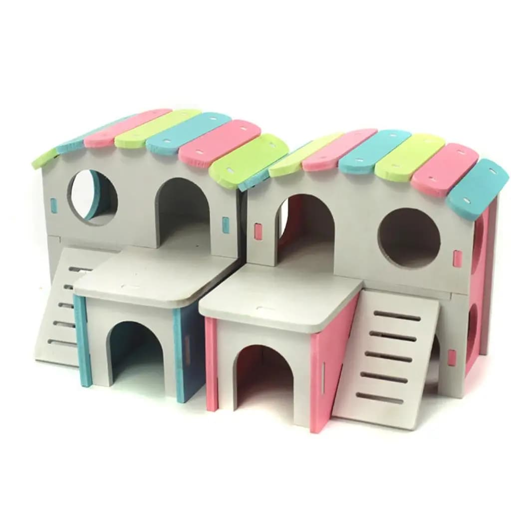 Wooden Small Animal Hideaway Playhouse