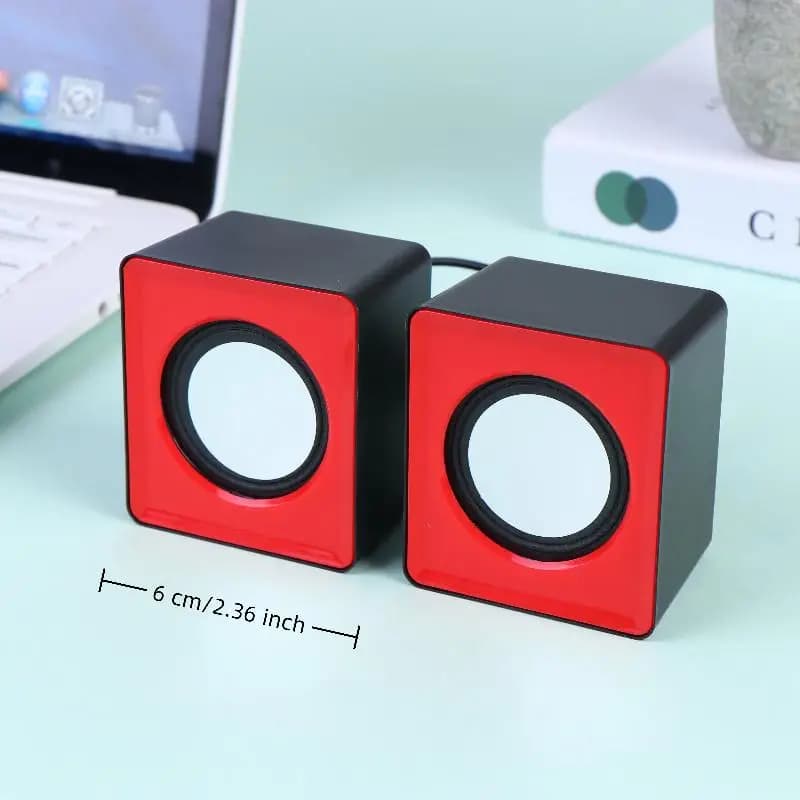 Stereo Desktop Computer Speakers USB Powered