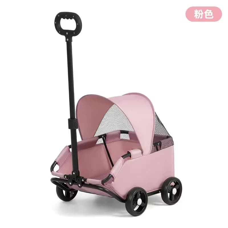 Light Foldable Pet Stroller for Dogs and Cats