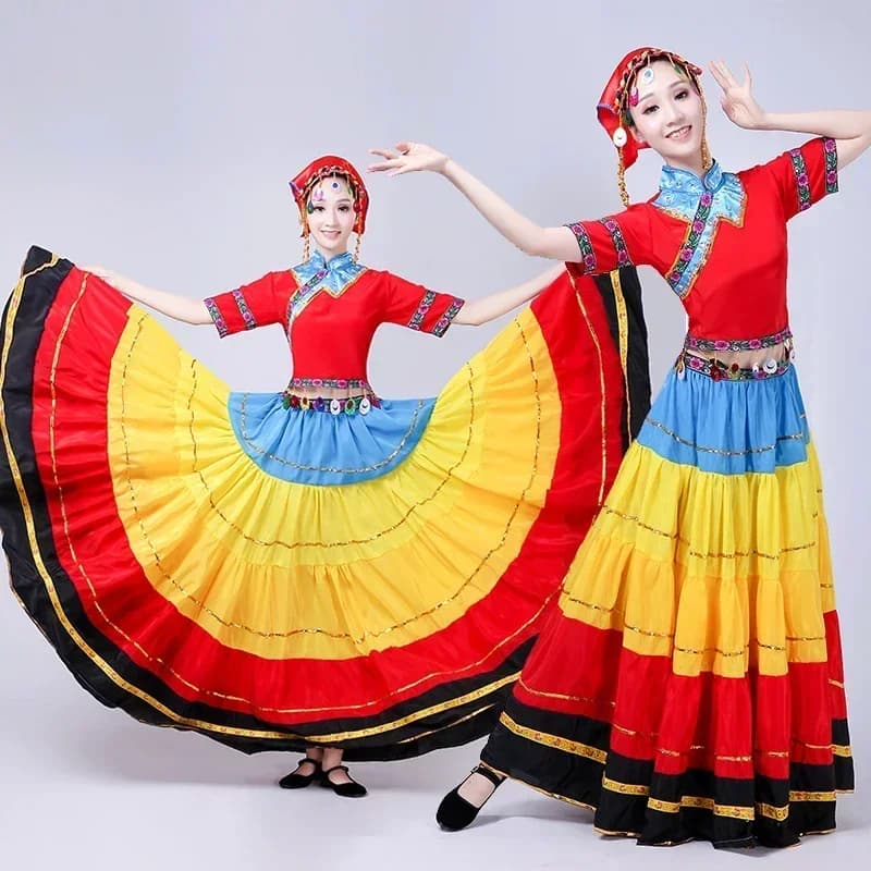 Mongolian Dance Practice Skirt