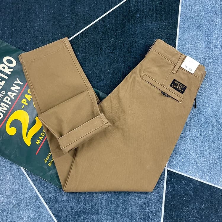 Men's Heavyweight Cotton Straight Leg Work Pants