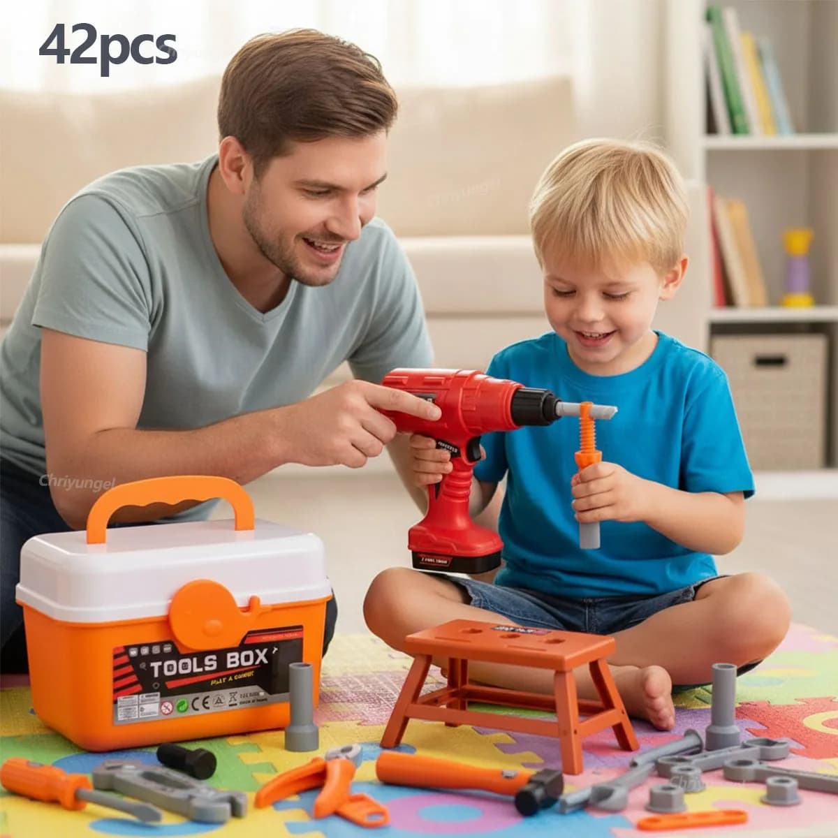 Kids Pretend Play Tool Set
