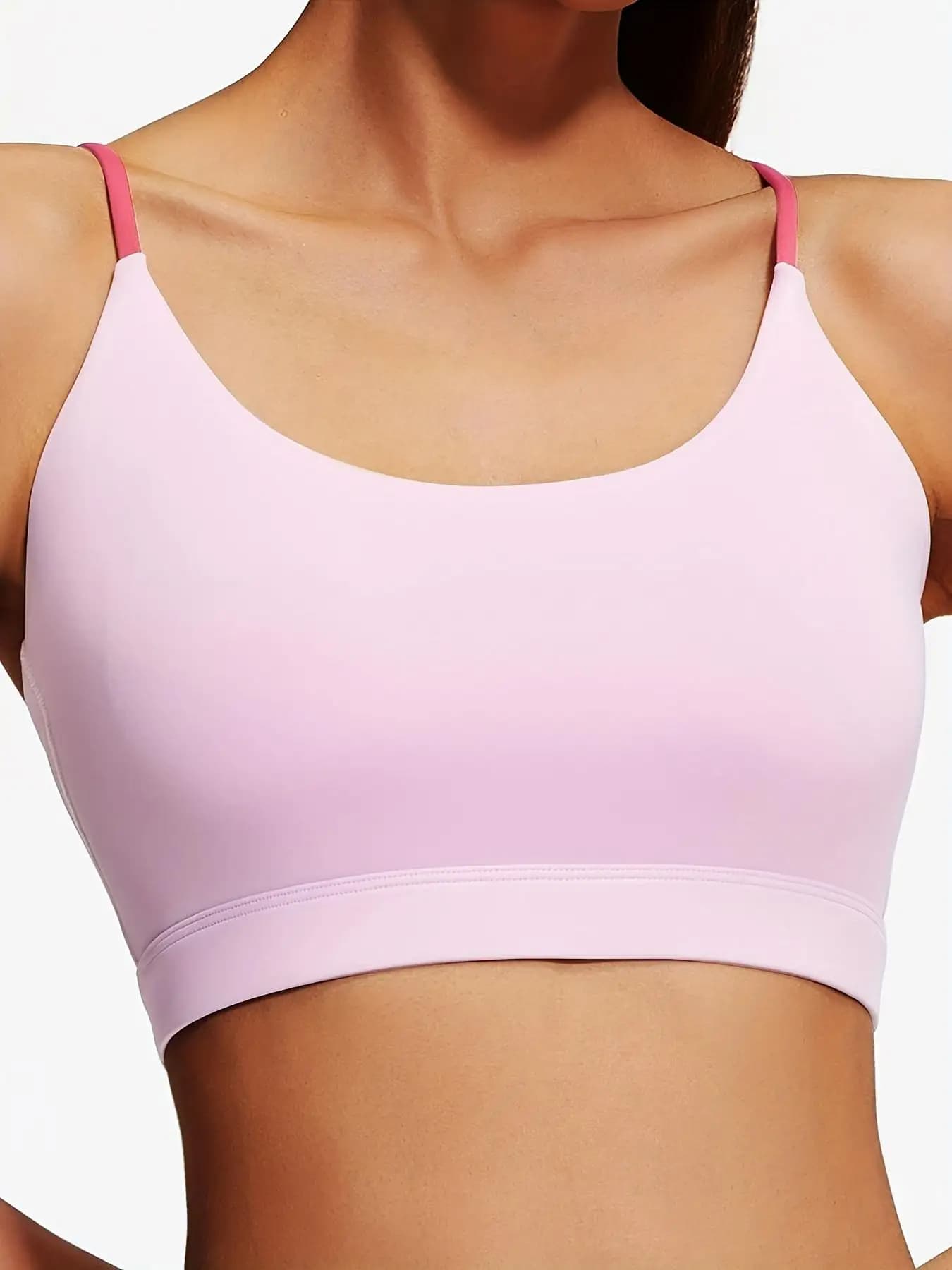 Women's Backless Sports Bra with Fixed Padding