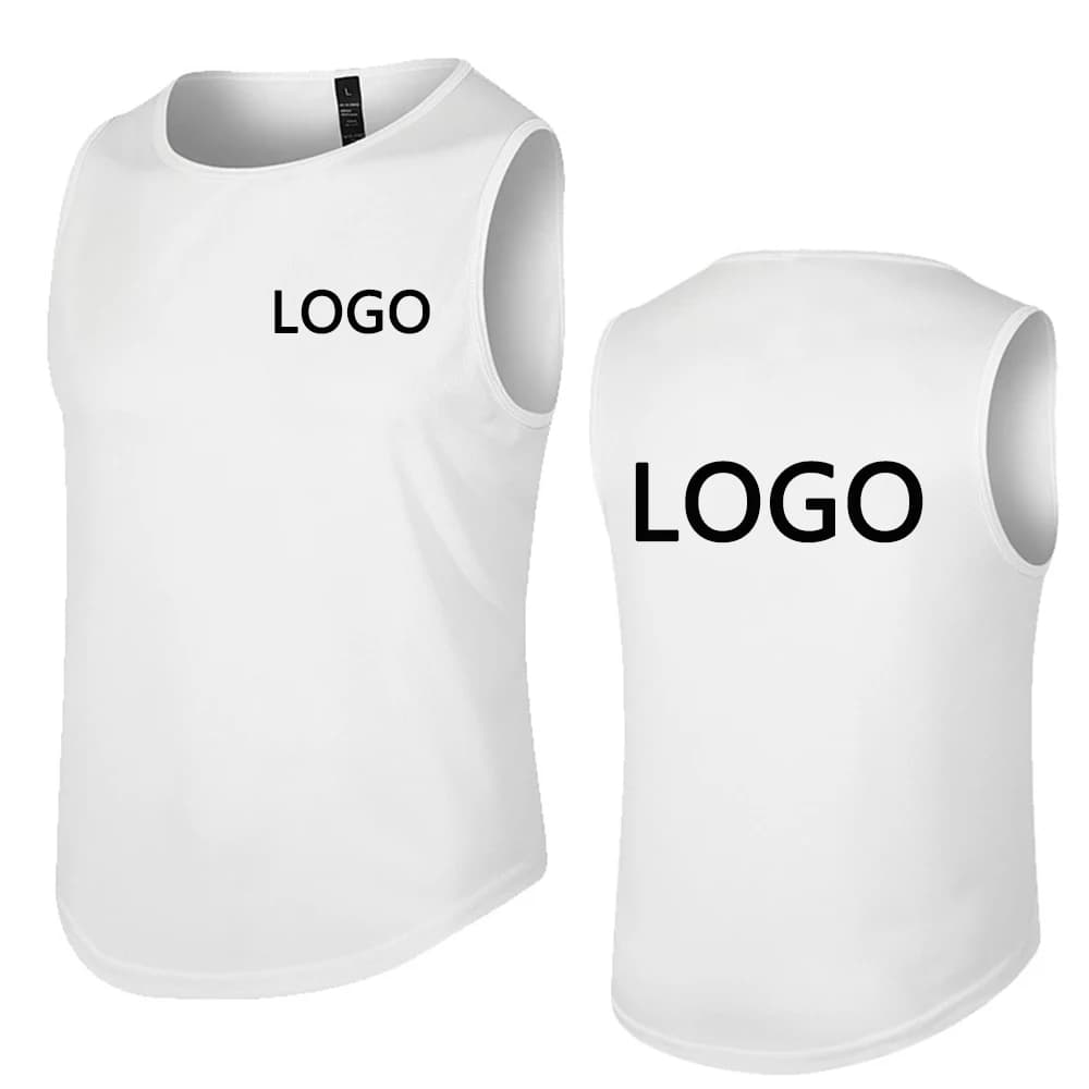 Men's sports vests, customize your number and logo, team uniforms, breathable and sweat-wicking lightweight sweatshirt tops