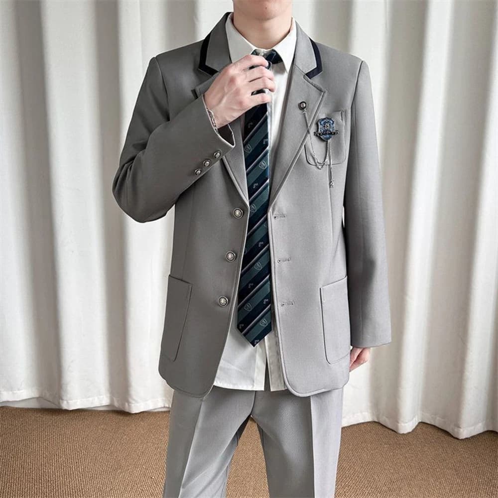 Men's Preppy Blazer Jacket