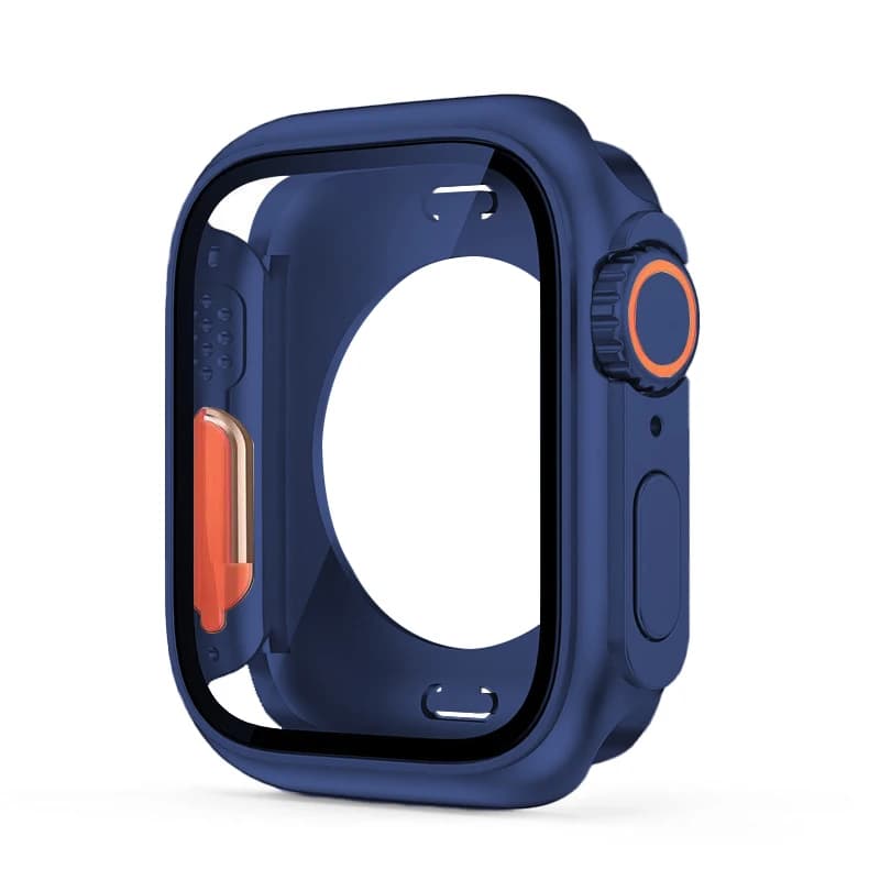 Screen Protector for Apple Watch Case 46mm 45mm 44mm 40mm 41mm 42mm Change To Ultra Hard Cover for iWatch 11 10 9 8 7 6 5 4 SE