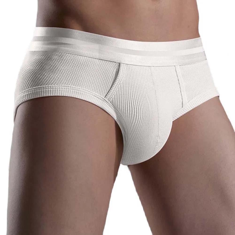 Men's Waffle Briefs Lightweight Breathable
