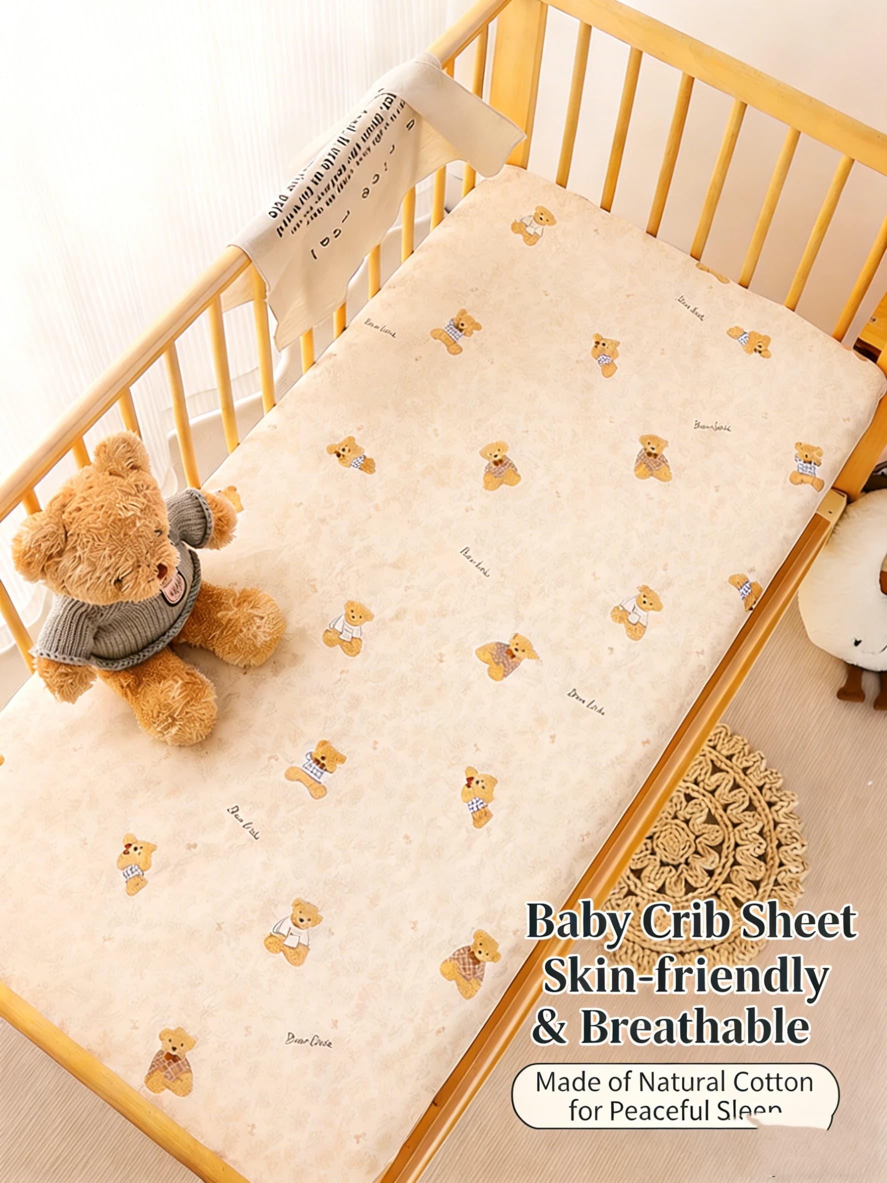 Standard Crib Fitted Sheet Set
