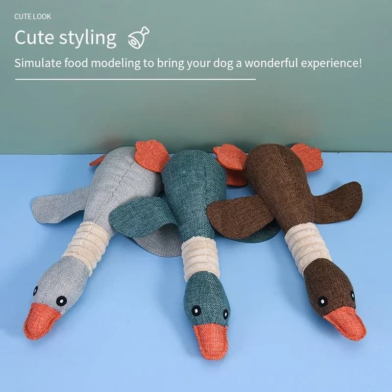 Plush toys and pet supplies are suitable for all puppies who can squeak funny and durable chew toys and pet supplies