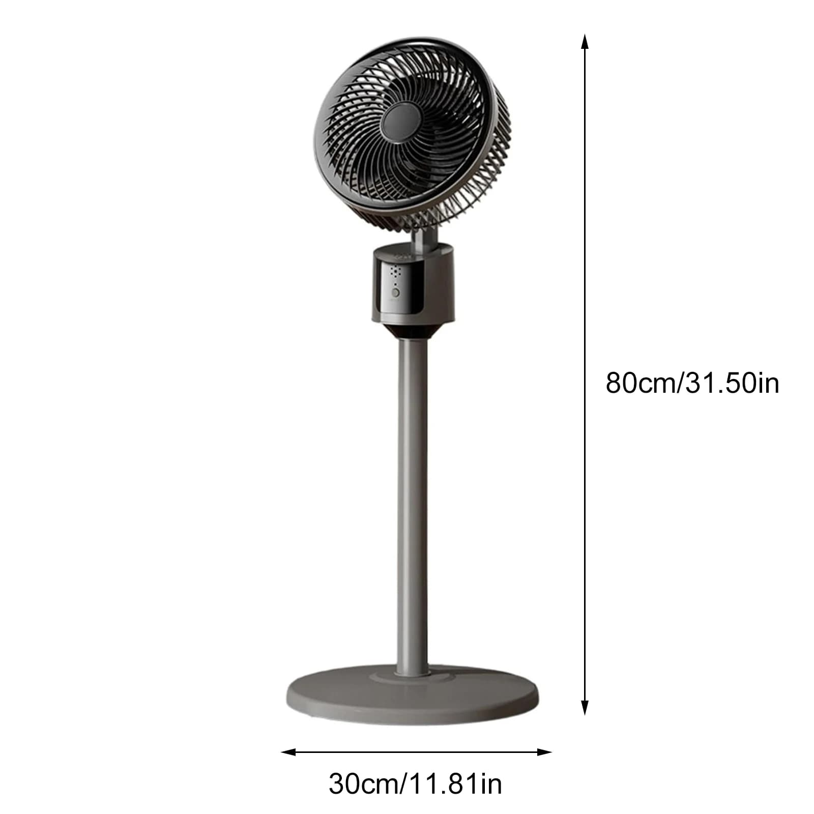 Pedestal Floor Fan USB Direct Plug Quiet 3-Speed