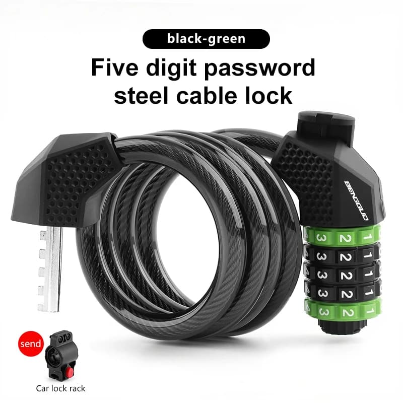 Bike Cable Lock with Password Protection