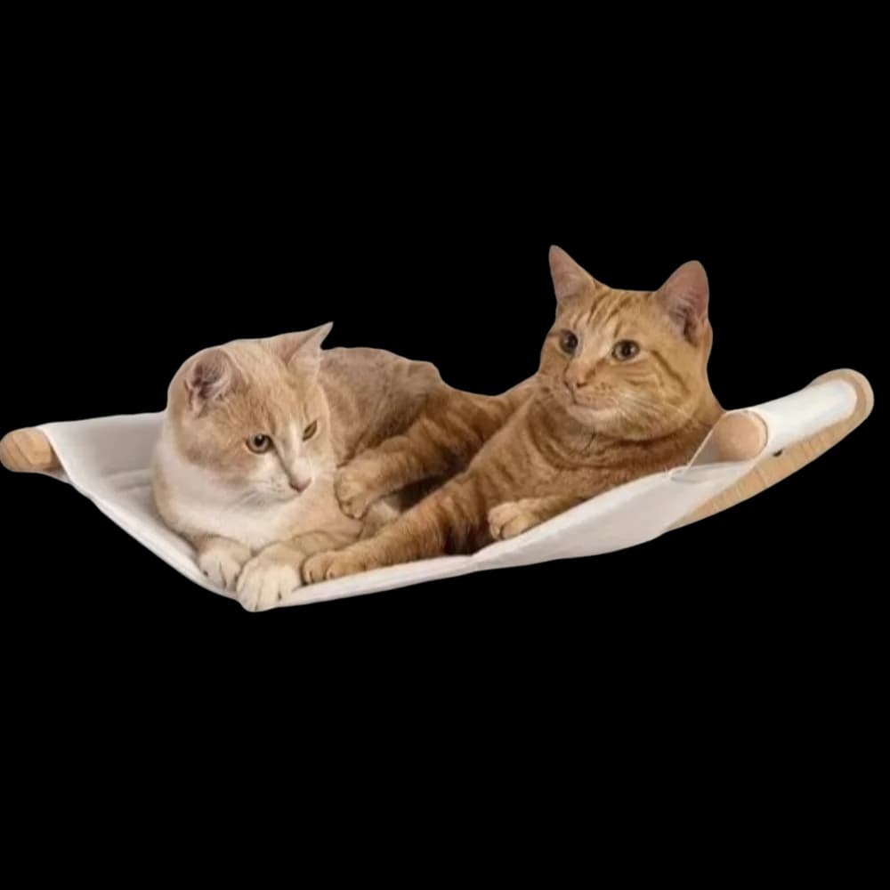 Wooden Cat Climbing Shelf with Sisal Rope