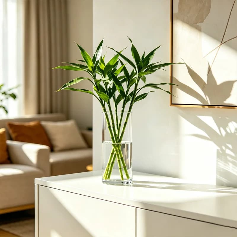 Clear Acrylic Cylinder Floor Vase