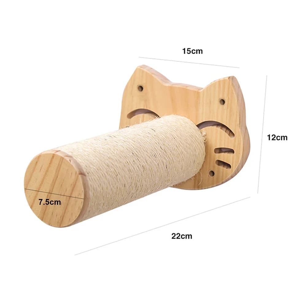 Wall-Mounted Cat Climber Set with Shelves