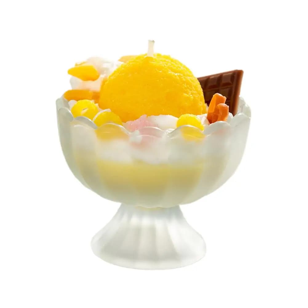 Ice Cream Scented Candle in Glass Jar