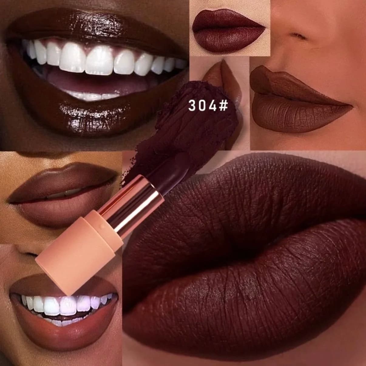 Matte Nude Brown Lipstick